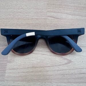 TOMS Black and Brown Gradient Sunglasses